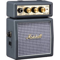 Marshall MS-2 Classic Micro Battery Powered Amplifier Cloth Grill