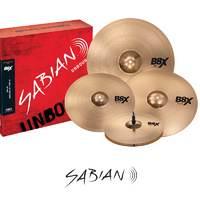 Sabian B8X Performance Cymbal Pack Set 14 Hats 16 Crash 18 Crash 20 Ride