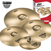 Sabian XSR Performance Cymbal Set 14 Hats 16 + 18 Crash 20 Ride