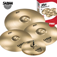 Sabian XSR Performance Set 14 Hi Hats 16 + 18 Crash 20 Ride XSR5005GB