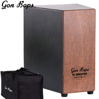 Gon Bops El Maestro Cajon Box Drum Inc Bag 