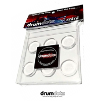 Drum Dots Clear Mini drum dampen system gum pads 6 pkt