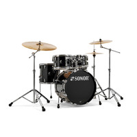 Sonor AQ1 Studio 5 Piece Drum Kit w/2000 Series Hardware Birch Shells Piano Black