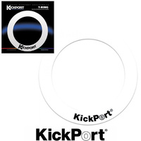 KickPort T-Ring Bass Drum Template Reinforcement Port Ring White