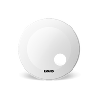 Evans 20 Inch EQ3 Resonant Coated Bass Drum Head with Port BD20RGCW