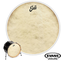 Evans Calftone 56 Resonant 22 inch Front Bass Drum Skin Head Level 360 BD22CT