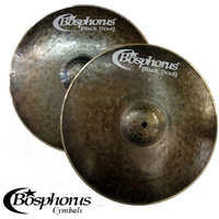  Bosphorus Black Pearl Series 14 inch hihat Cymbals