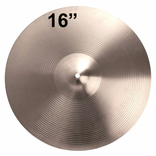 DP Drums 16" Steel Alloy Crash Cymbal 