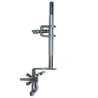 Cowbell Post Mount Chrome for Bass Drum Hoop Mounting