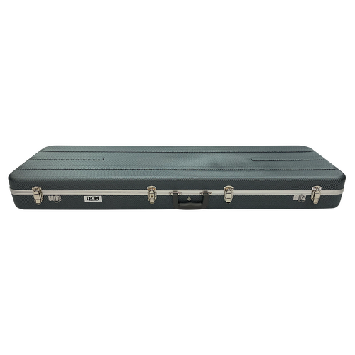 DCM BC2C ABS / Fibre Deluxe Electric Bass Case Dark Silver Lining