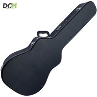 DCM WJC121 Dreadnought Wooden Acoustic Guitar Hard Case for 6 +12 String Guitars