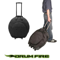 On-Stage Deluxe Cymbal Trolley Bag with Wheels Retractable Trolley Pull Style CBT4200D 