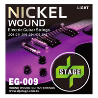 Electric Guitar Strings 9-42 Nickel Wound Light 9-42 1 x Set 9-42 DP Stage EG009