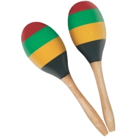 ED765 MANO PERCUSSION - 9" long wooden maracas