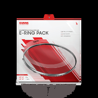 Evans Fusion E-Ring Pack Includes 10x1", 12x1.5", 14x1.5", and 14x1"