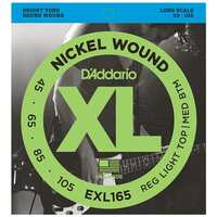 D'addario EXL165 Nickel Wound Bass Guitar Strings 45-105
