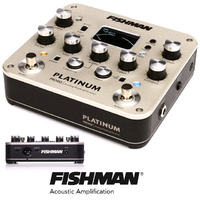 Fishman Platinum Pro Acoustic Guitar EQ DI Pre amp Pedal  Tuner preamp