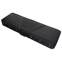 Electric Bass Guitar Hard Case Plush Liined High Density Foam Inner Nylon Outer