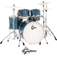 Gretsch Energy 22&quot; 5 Piece Drum Kit Blue Sparkle with Hardware GE4E825BS