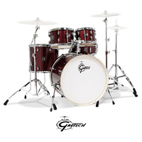 Gretsch Energy 5pce Drum Kit Ruby Sparkle 22" Rock with Hardware