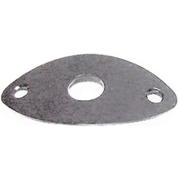 DR PARTS Chrome Oval Style Jack Plate 48.2 x 26.5mm Inc screws GPK791