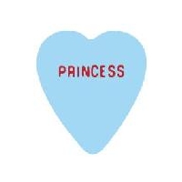 GIRLS ROCK Blue 'Princess' Guitar Pick 5 pack