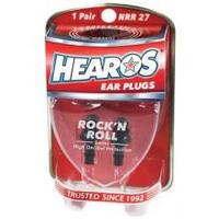 Hearos HS309 Rock &#39;n Roll Ear Plugs 27 Db Reduction w/Carry Case