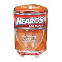 Hearos HS311 Ear Plugs High Fidelity 12 Db Reduction Reusable Small 