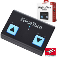 IK Multimedia iRig Blue Turn Bluetooth Page Turner for iPad iPhone Mac and Android