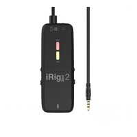 IK Multimedia iRIG Pre 2 Microphone XLR Interface for IOS device iphone ipad andriod