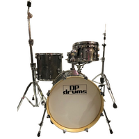 4 Piece Extreme Club Drum Kit 18, 10, 14, 13snr Silver Grey Sparkle DP Drums