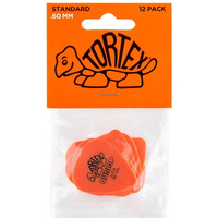 12x Jim Dunlop Tortex Standard .60MM Gauge Guitar Picks Plectrums Orange