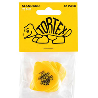 12x Jim Dunlop Tortex Standard .73MM Gauge Guitar Picks Plectrums Yellow