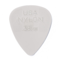 12x Jim Dunlop Nylon "Greys" .38MM Gauge Guitar Picks Plectrums
