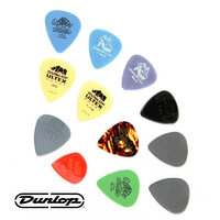 Dunlop Variety Pack Medium Heavy Guitar Plectrum Picks 12 Pack Mixed 