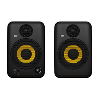 KRK GO AUX 4 Portable Studio Monitors 4inch 2-Way w/ Measurement Mic