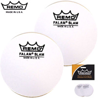 Remo 4 Inch Falam 2 Pack Single Bass Drum Protector Patch KS-0004-PH