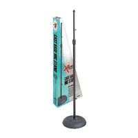 Xtreme MA367B Straight Solid Round Base Microphone Stand