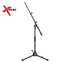 Xtreme MA410B Short Telescopic Microphone Boom Stand Tripod Base 