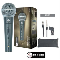 Carson MC63 Unidirectional Microphone with On/Off Switch 
