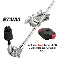 Tama MCA53  Boom Cymbal Holder With Clamp inc FREE QC8 