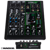 Mackie ProFX6 V3 Compact 6 Channel Mixer with USB and Effects Mixing Desk