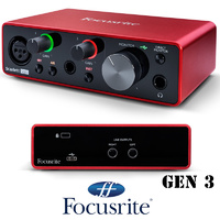 Focusrite Scarlett Solo Gen 3 Audio Interface USB inc Protools and Abelton Live