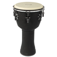 Mano Percussion Tunable 12" Djembe Black Cloth MPC05BK