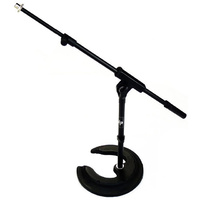 Solid Cast Base Short Telescopic Microphone Stand Dp Stage