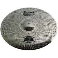 BTB20 Silent 20&quot; Ride Cymbal Low Volume Practice Quiet Mute Cymbals