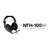 Rode Professional Over-Ear Headphones featuring a broadcast-grade microphone  NTH100M