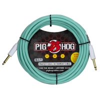 Pig Hog Hex Series Silent Cable 18.6 ft Seafoam Green PHSH186SG