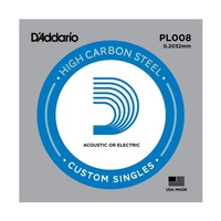 D&#39;Addario Plain Steel Single String PL008