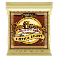 Ernie Ball Earthwood Acoustic Guitar Strings 80/20 BRONZE Extra-Light 10-50